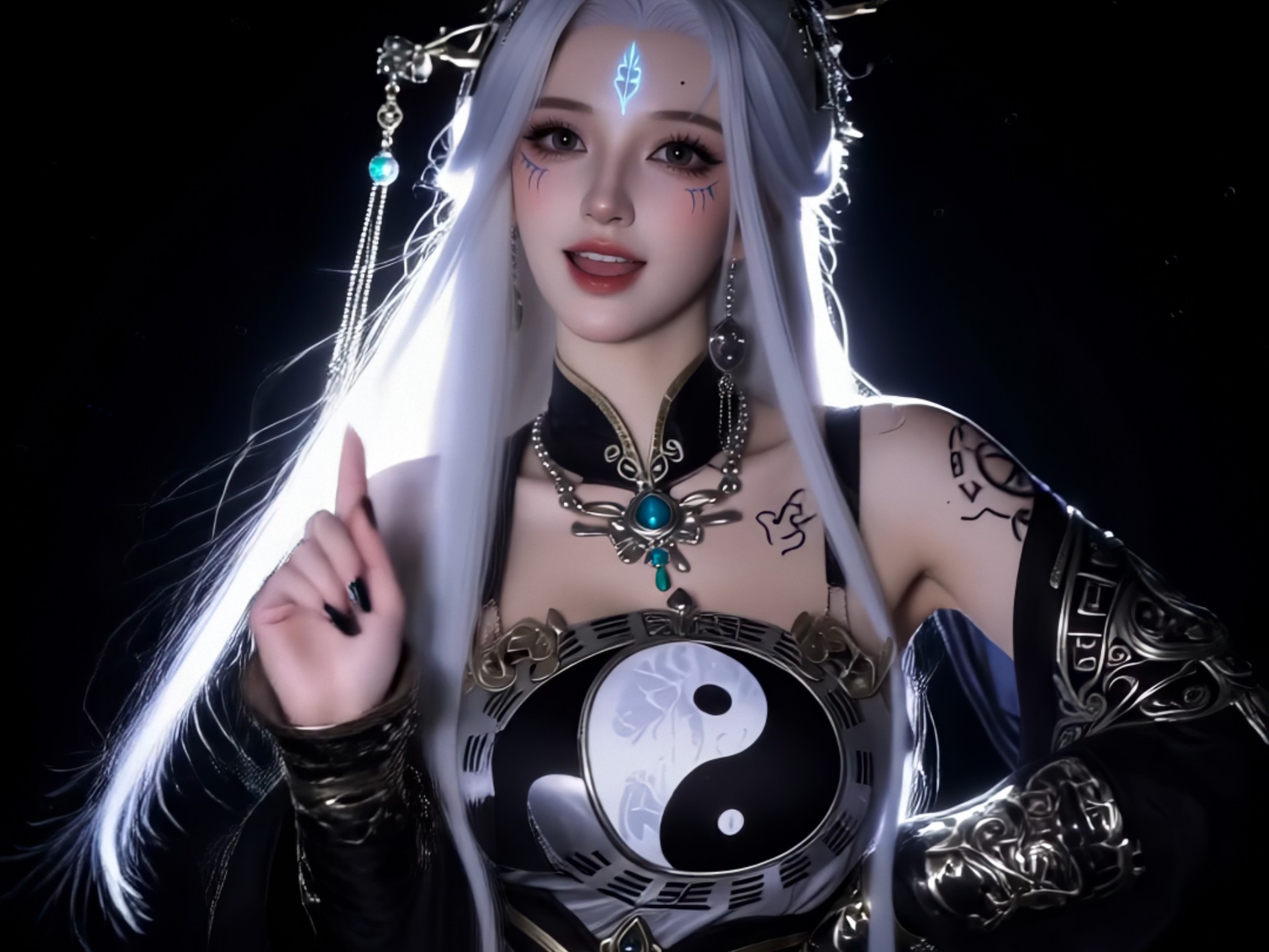 小师弟快到师姐这里来。