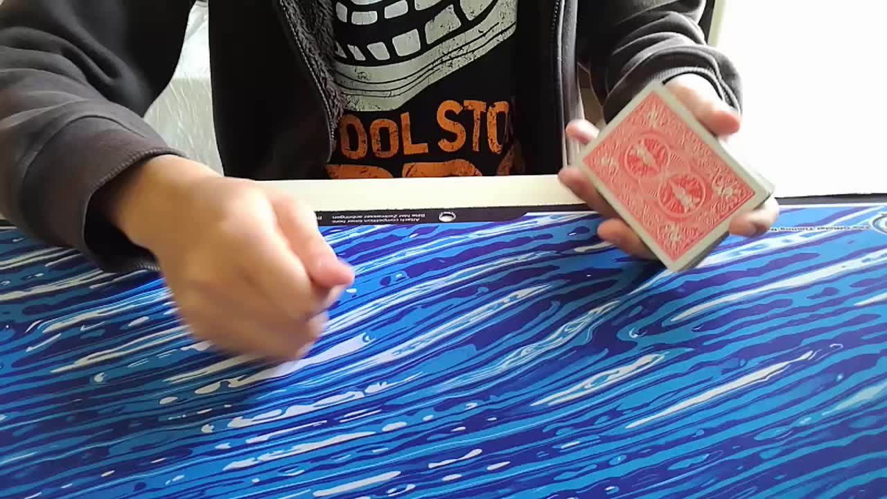 【扑克牌】发底牌 调换牌 bottom deal switch (card