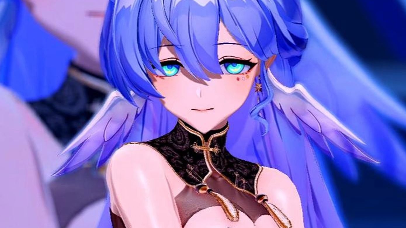 女孩只是在家里跳了一段舞蹈