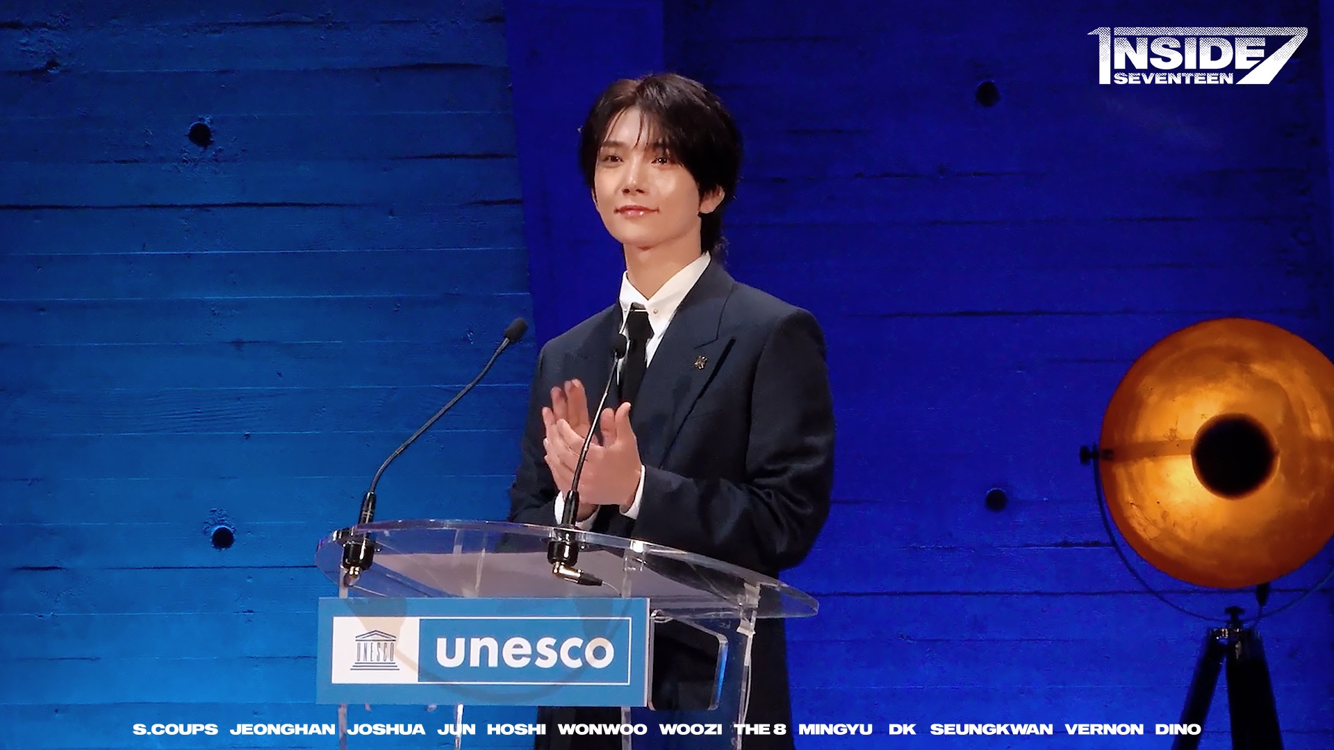 [INSIDE SEVENTEEN] JOSHUA in Paris for UNESCO & AMIRI Behind