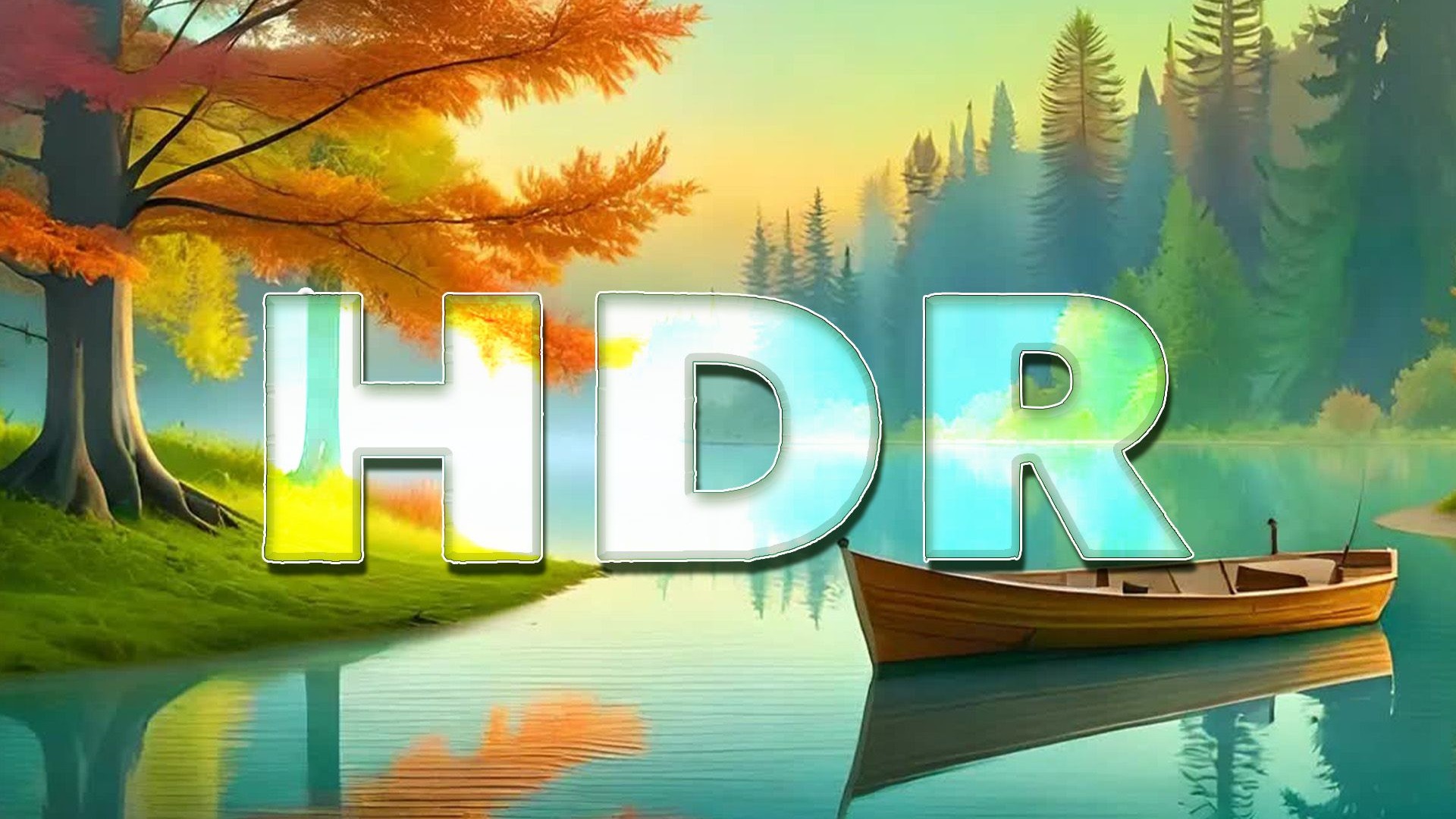 【4K60帧 HDR】“叶脉是森林的掌纹，刻着风的足迹。” |真色彩杜比视界|绝美风光素材| 电视背景音乐| 放松冥想、治疗或睡眠