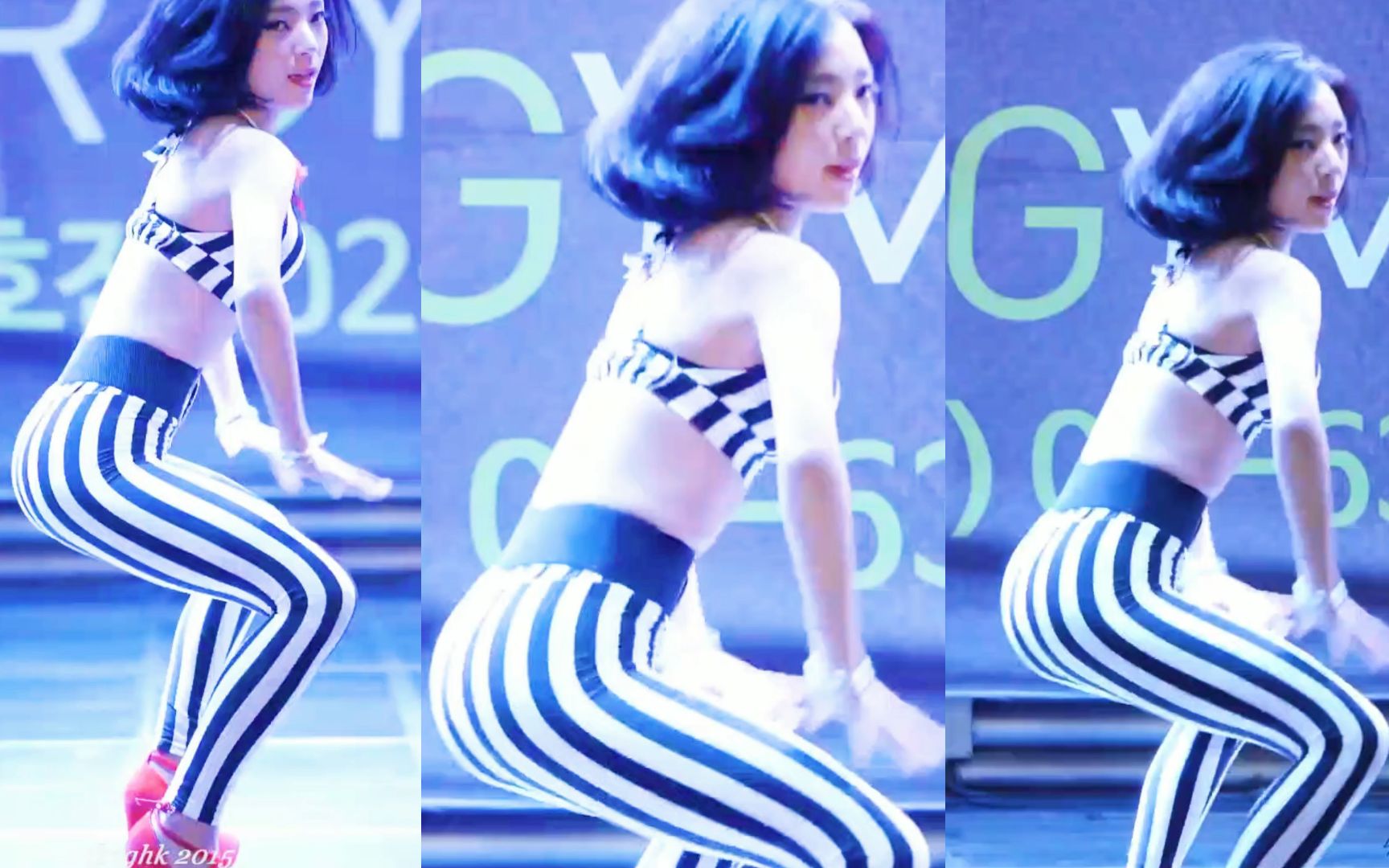 斑马纹紧身衣 Rose Queen 郑惠真 JINI - WASS UP-三合一