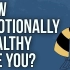 情绪自我检测——你的情绪健康吗？