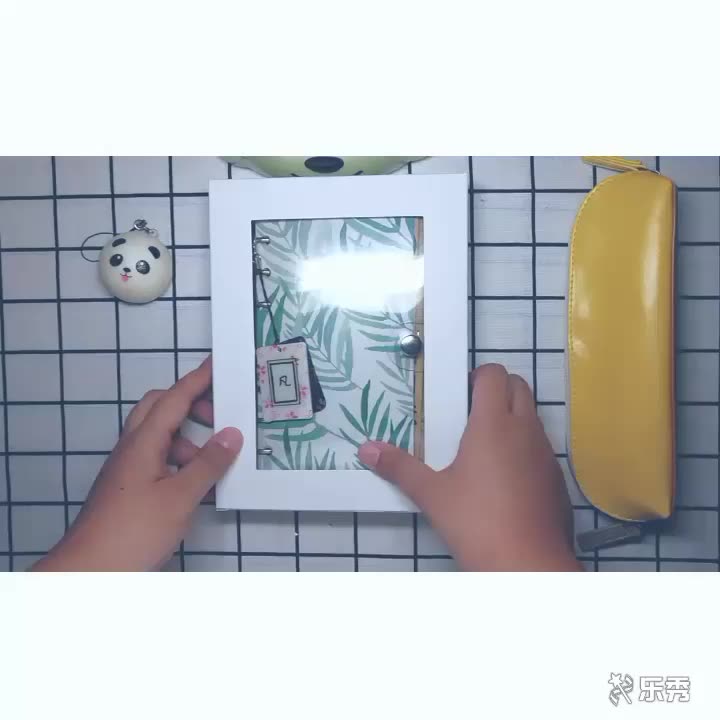 【手帐】翻一翻我假期制作的一些手帐小机关_手工
