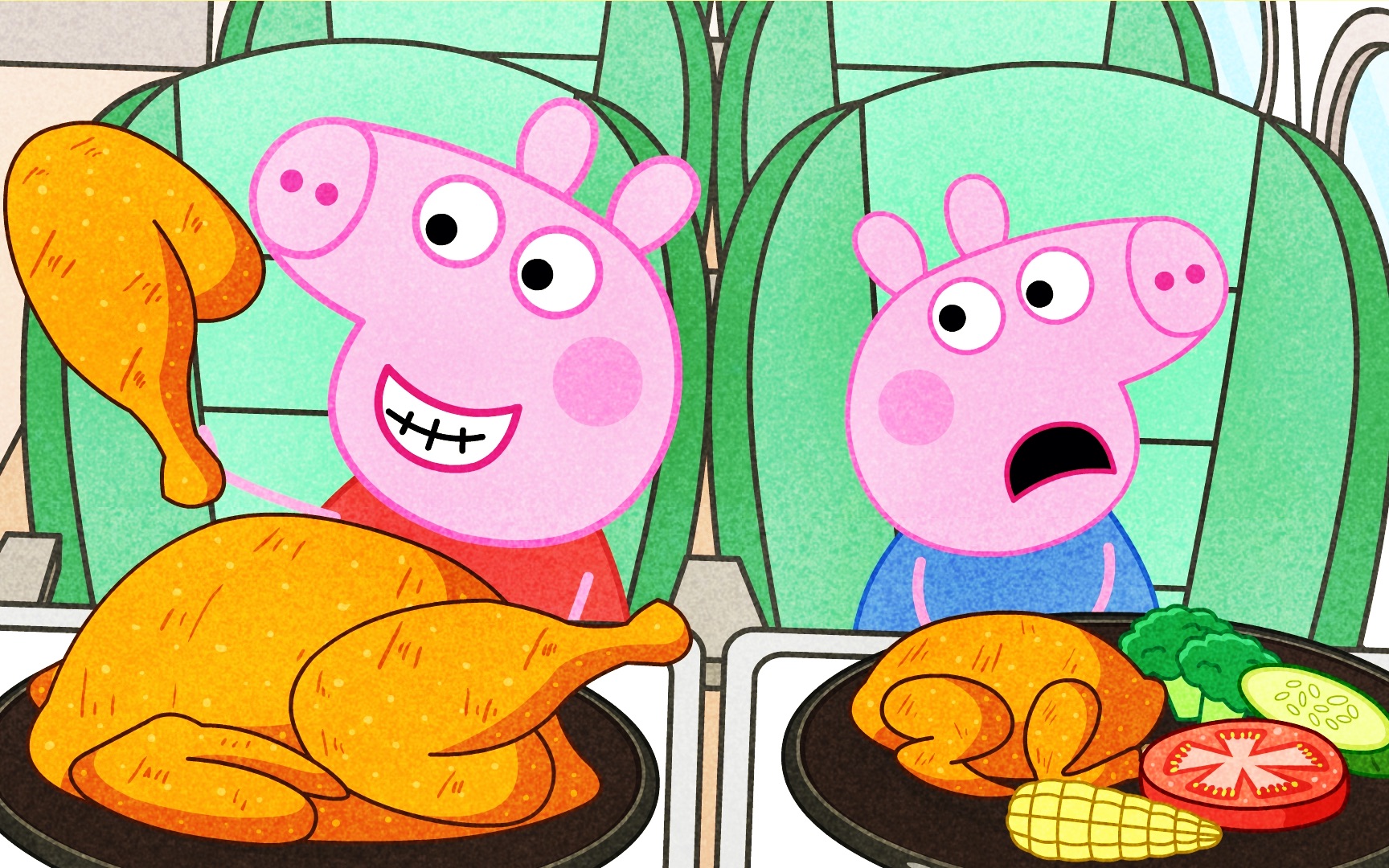 【狂猪日记】大猪吃大鸡，小猪吃小鸡