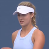 美国网球公开赛女单第二轮，俄罗斯美女卡琳斯卡娅以6-2,6-4击败匈牙利选手邦达尔，晋级第三轮。 #卡琳斯卡娅