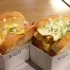 【韩国街头美食】精致的鸡蛋牛油果三明治。
