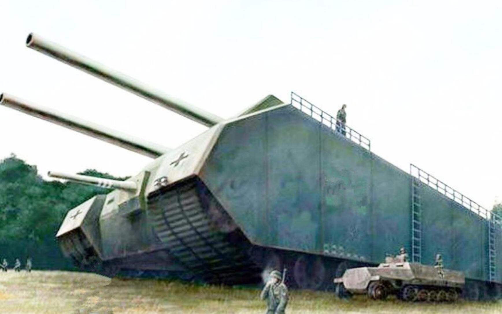 二战“末日坦克”有多强悍?重188吨，能够击穿所有坦克