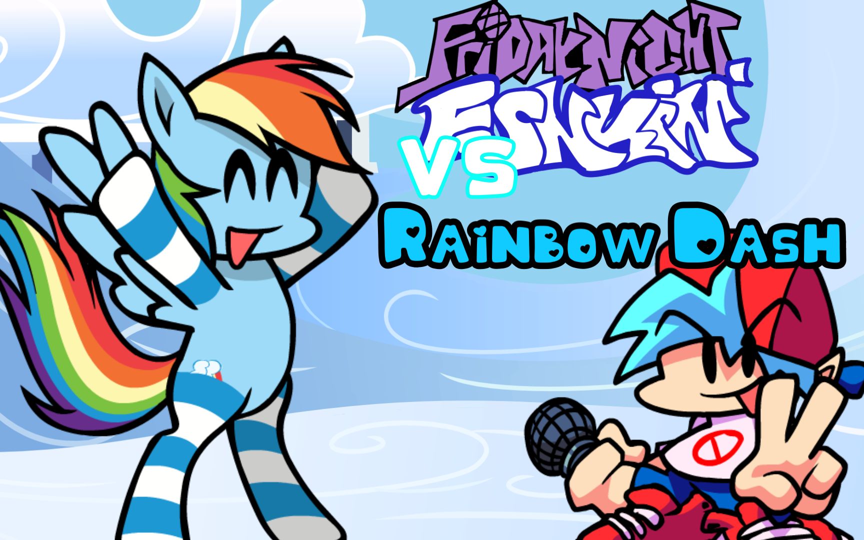 FNF模组 Vs Rainbow Dash 全流程