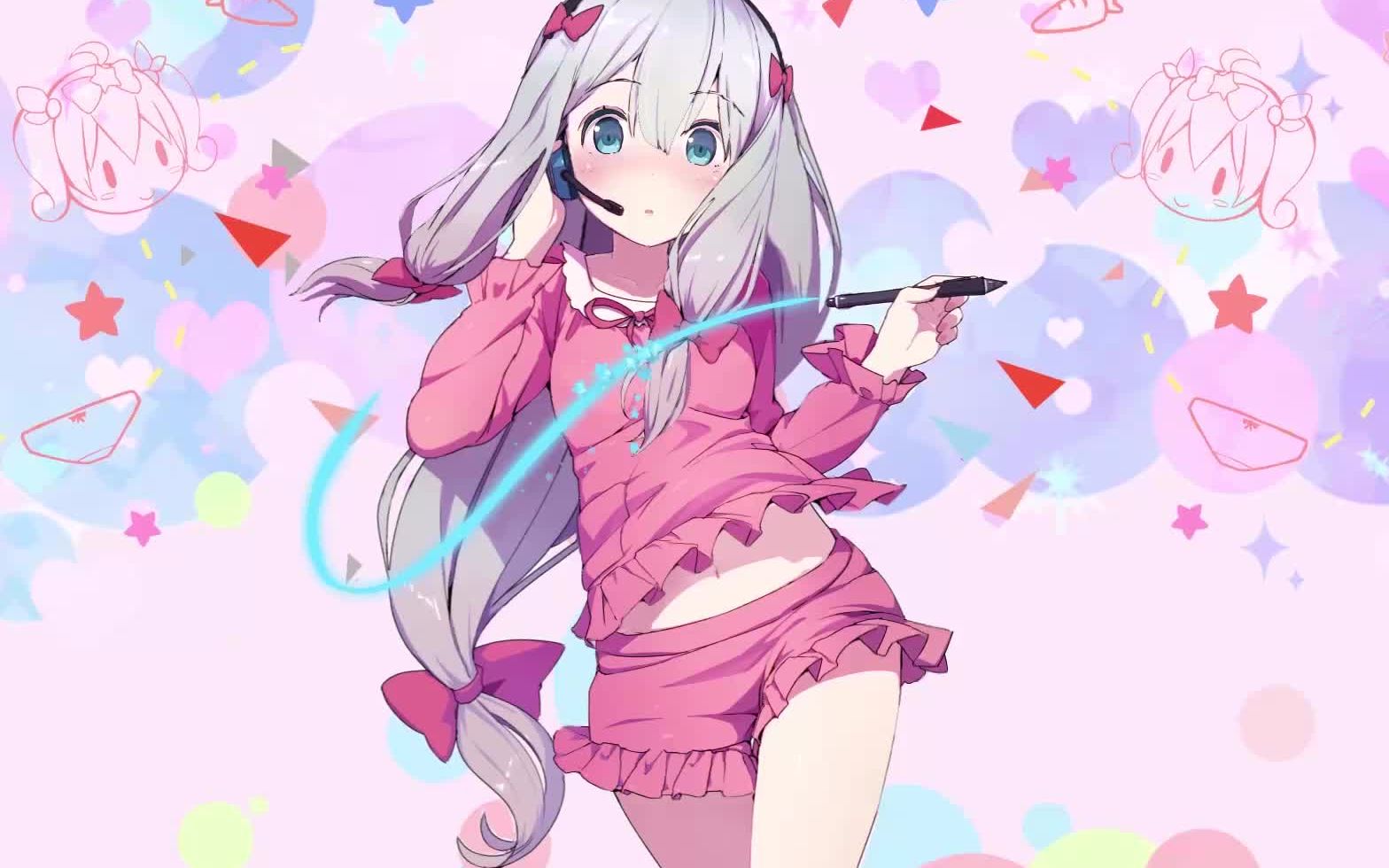 【动态壁纸系列/带bgm】埃罗芒阿老师_和泉纱雾1080p