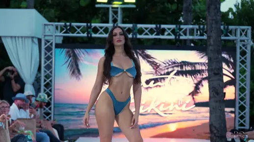 2024 年迈阿密泳装周椰子比基尼全套泳装秀