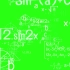 【绿幕素材】数学数字方程式公式