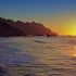 日落黄昏海岸线视频素材