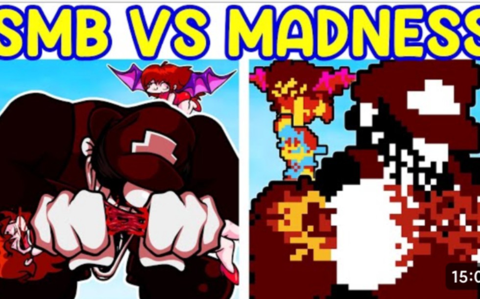 Friday Night Funkin': SMB VS Mario's Madness V2 (Power-Down, Demise but in SMB)