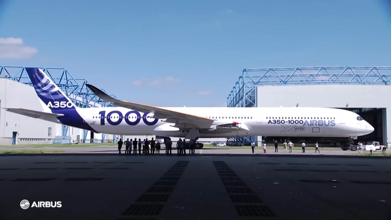 全球最大的双引擎的空客 - a350-1000 xwb