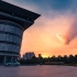 【延时摄影】软绵绵的云朵+落日的余晖 河南科技大学图书馆落日延时摄影