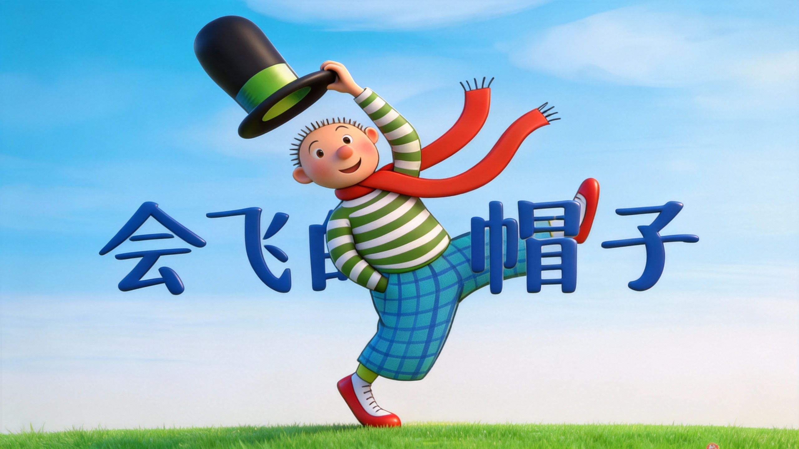 《会飞的帽子》高清绘本动画，跟着帽子去旅行