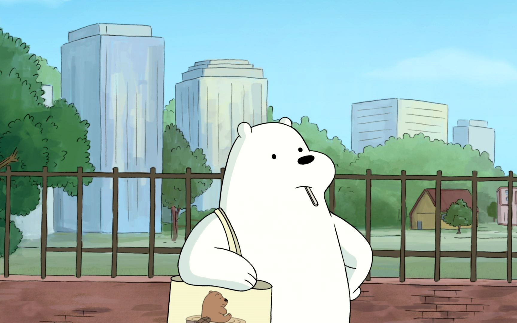 【咱们裸熊】Ice Bear 白熊老公的电脑壁纸 4 - 哔哩哔哩