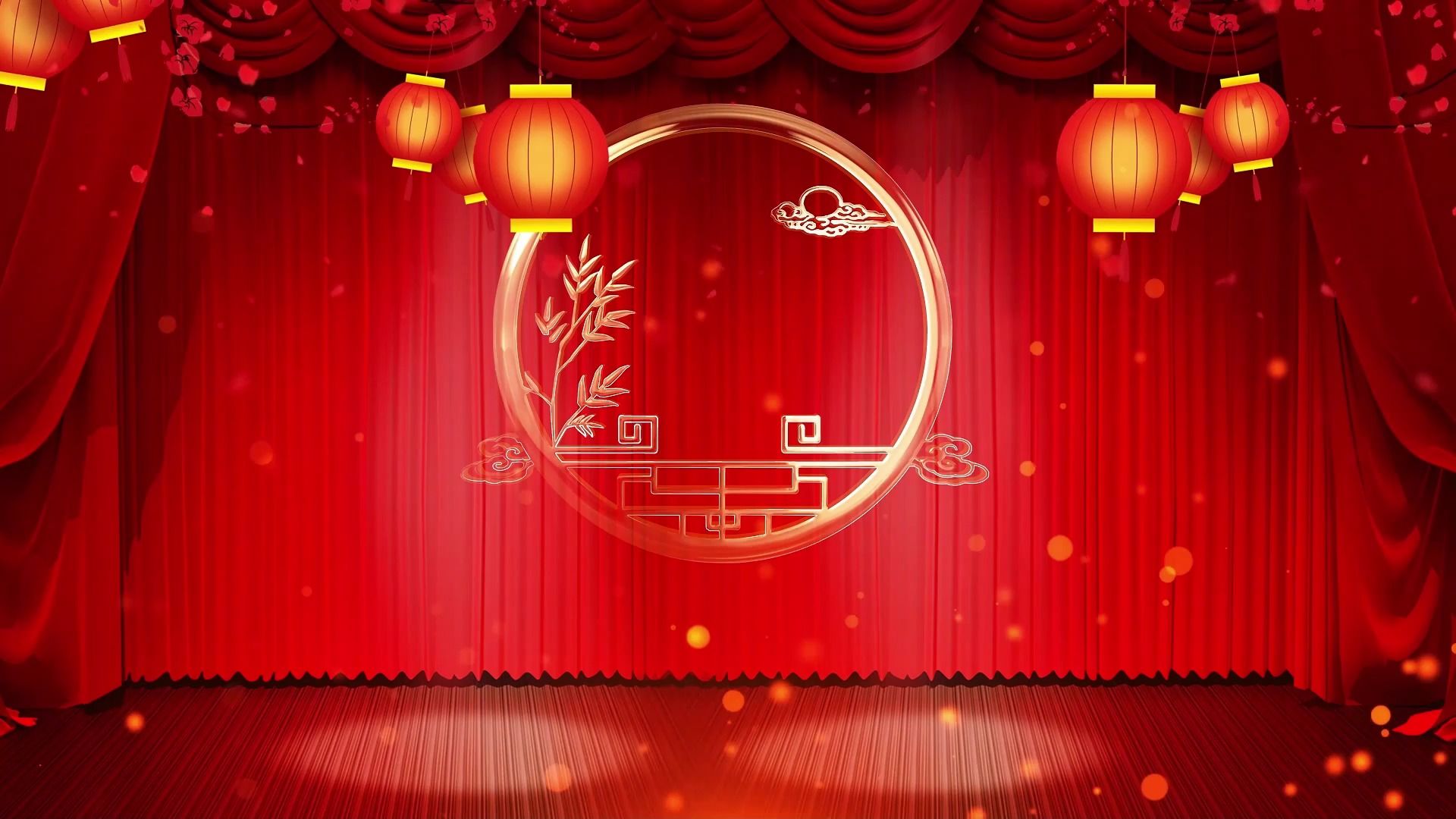 新时代新风尚学生快板表演led大屏幕朗诵伴奏纯音乐背景视频素材