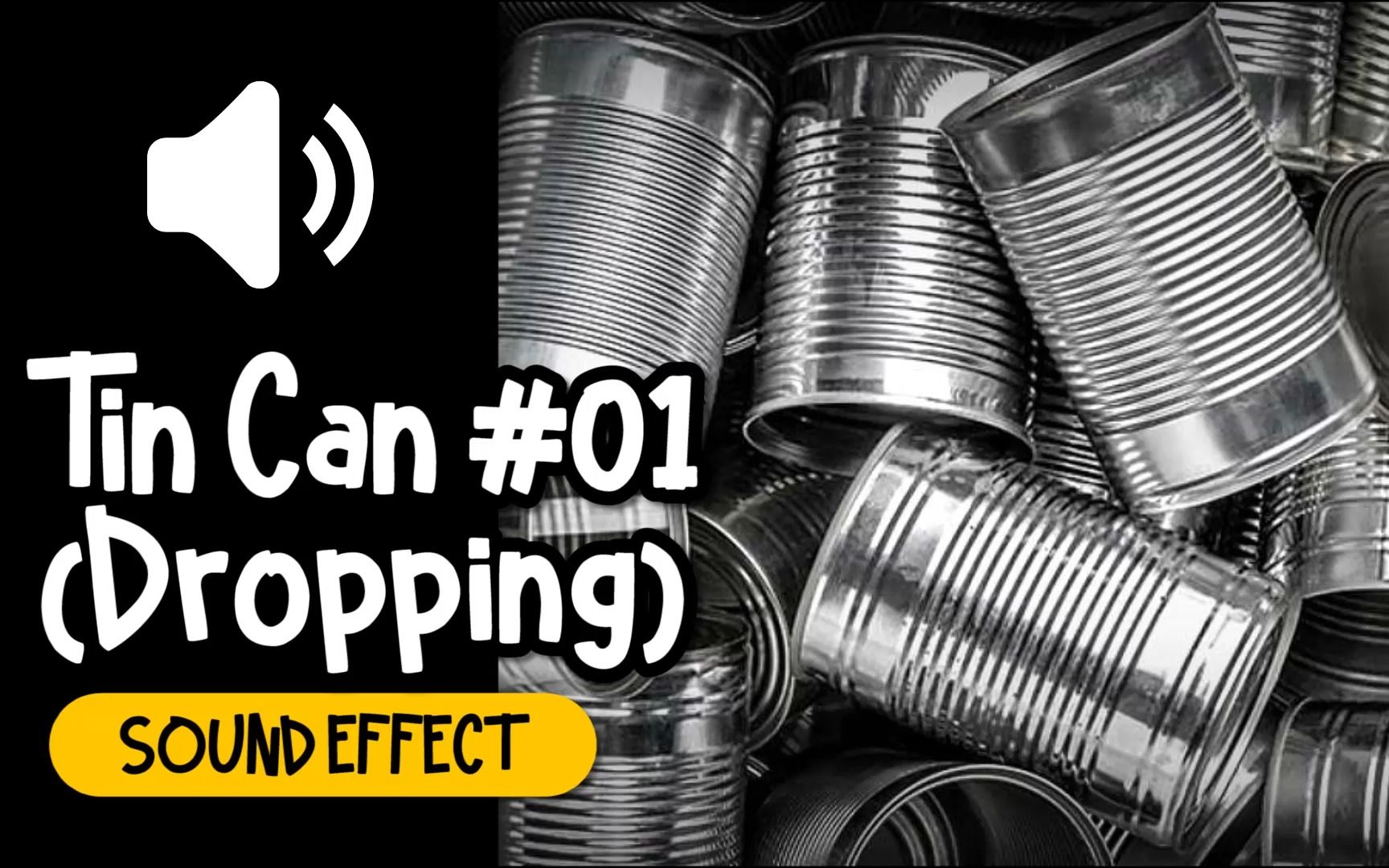 锡罐 #01 罐子 金属 掉落 音效 (HQ)