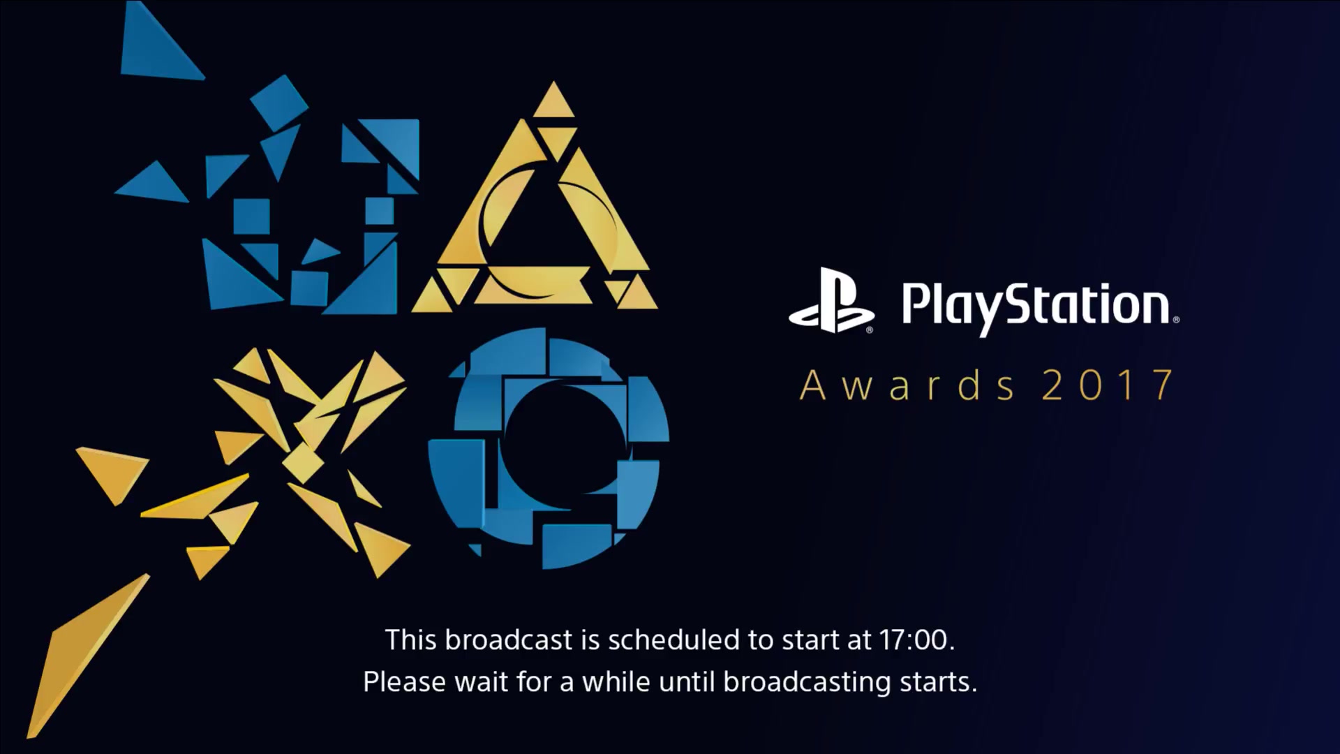 playstation awards 2017 (english)