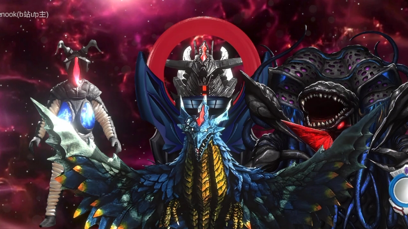 使用贝利亚卡片和六张魔王兽卡召唤魔格大蛇