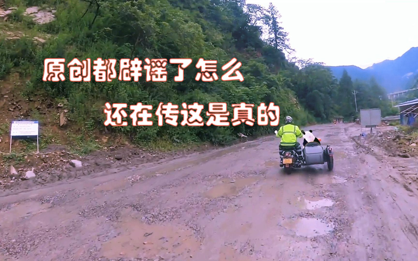 大熊猫福多多坐三轮车的视频原创来了，造谣一张嘴，辟谣跑断腿。