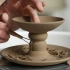 极度丝滑的陶艺制作|制作一个可以放下午茶甜点的精致小陶器