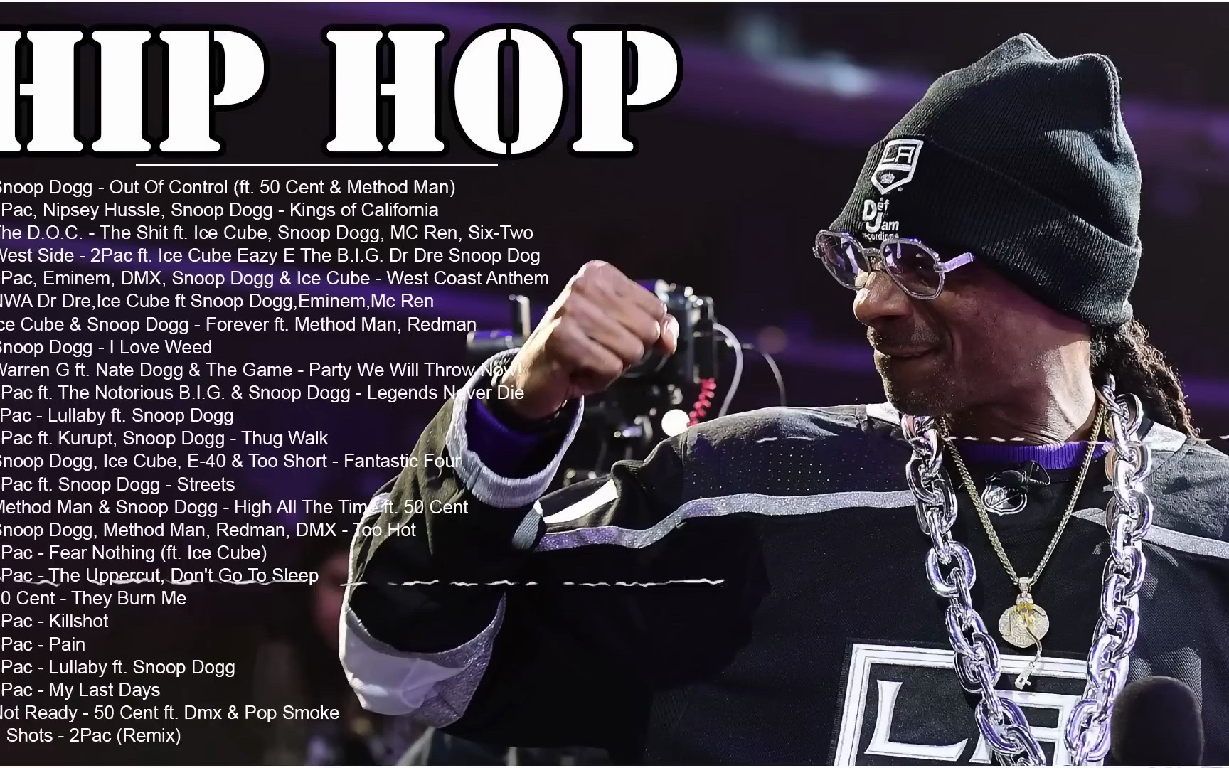 嘻哈 说唱 | Hip Hop & Rap 90`S & 2000`S | Snoop Dogg Tu Pac and Notorious