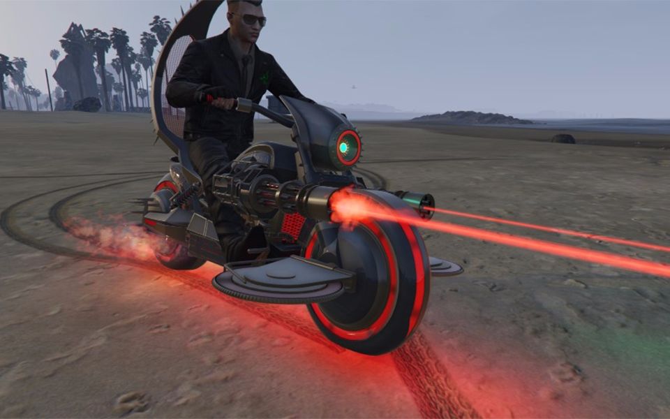 gta5线上载具更新 科幻丧尸-尖端科技系列 激光加特林!