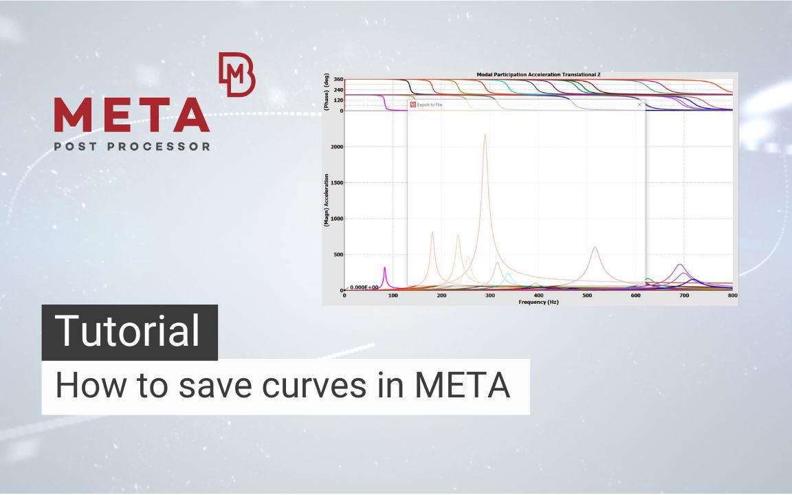 如何在 META 中保存曲线