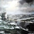 【战场原声/二战彩色录像】德国潜艇出海伏击商船和德军利用武器防守反击