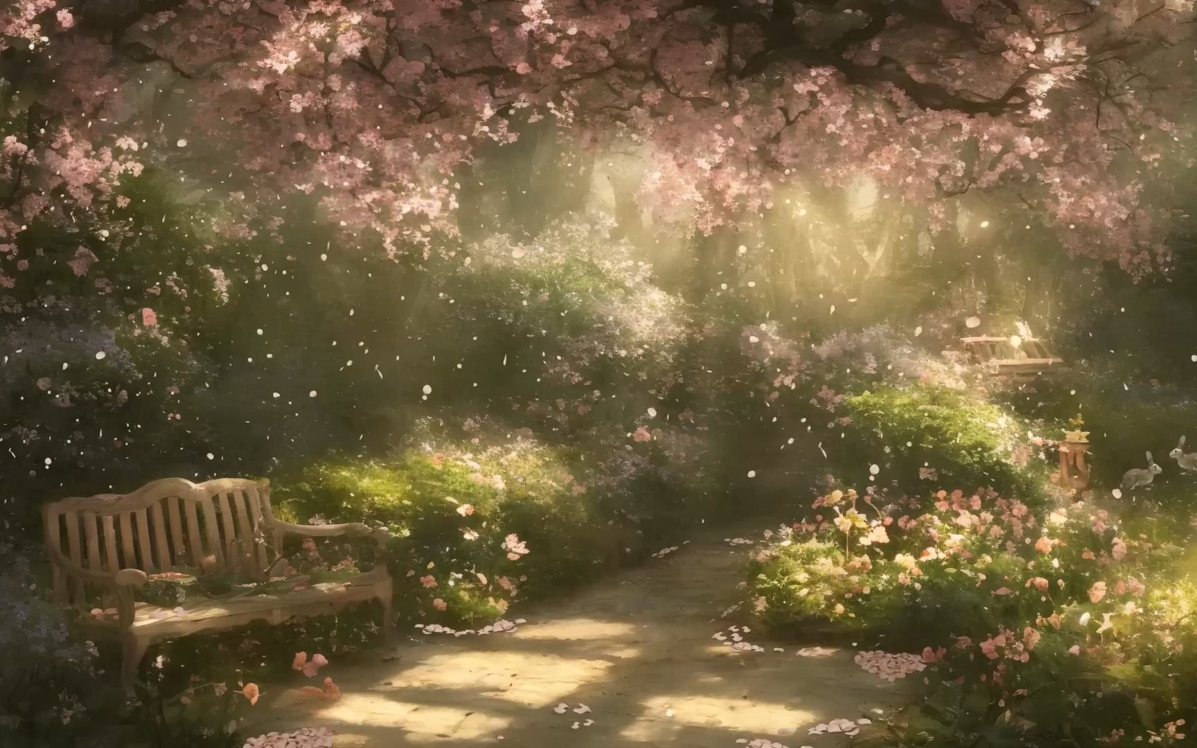秘密花园 |优美的钢琴音乐 |放松音乐 ASMR |春天的氛围 |自然静修