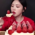 【Boki 字幕版+无剪辑版合辑】2周年纪念! 草莓蛋糕吃播