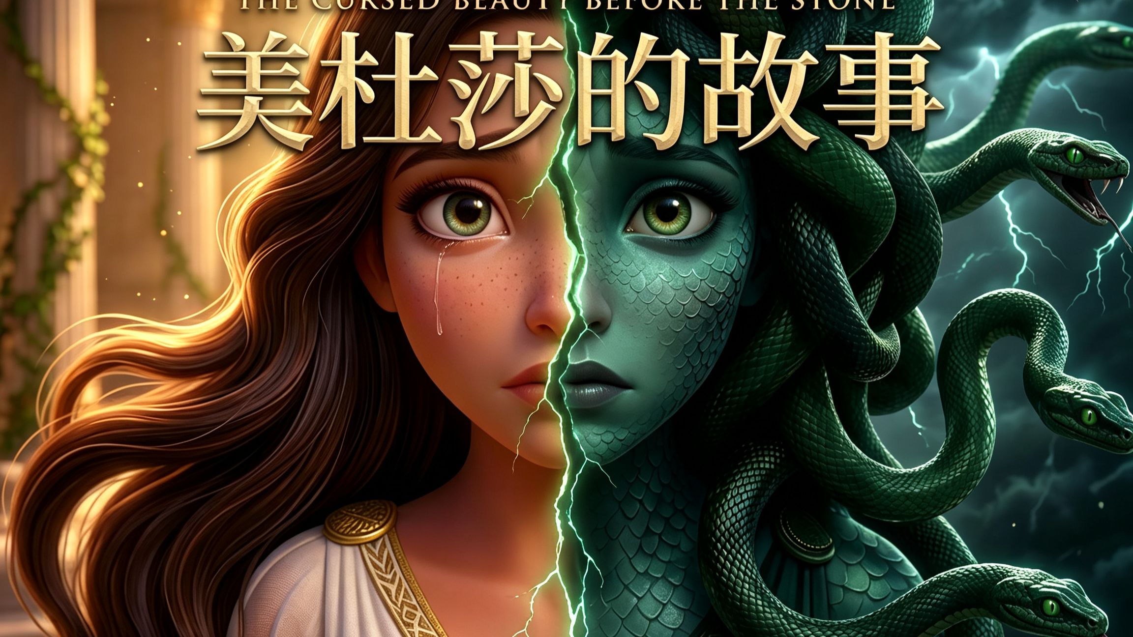 美杜莎的故事 | 古希腊神话 | 英语阅读