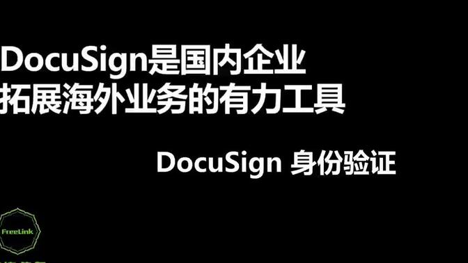 DocuSign身份认证一般使用的证件类型