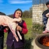 [阿塞拜疆-高加索] 炭火烤乳羊包米饭，遥远的乡村生活