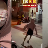 男子穿短裙疑手拿卫生巾女厕偷窥，女子识破后逃跑：常偷女生内衣