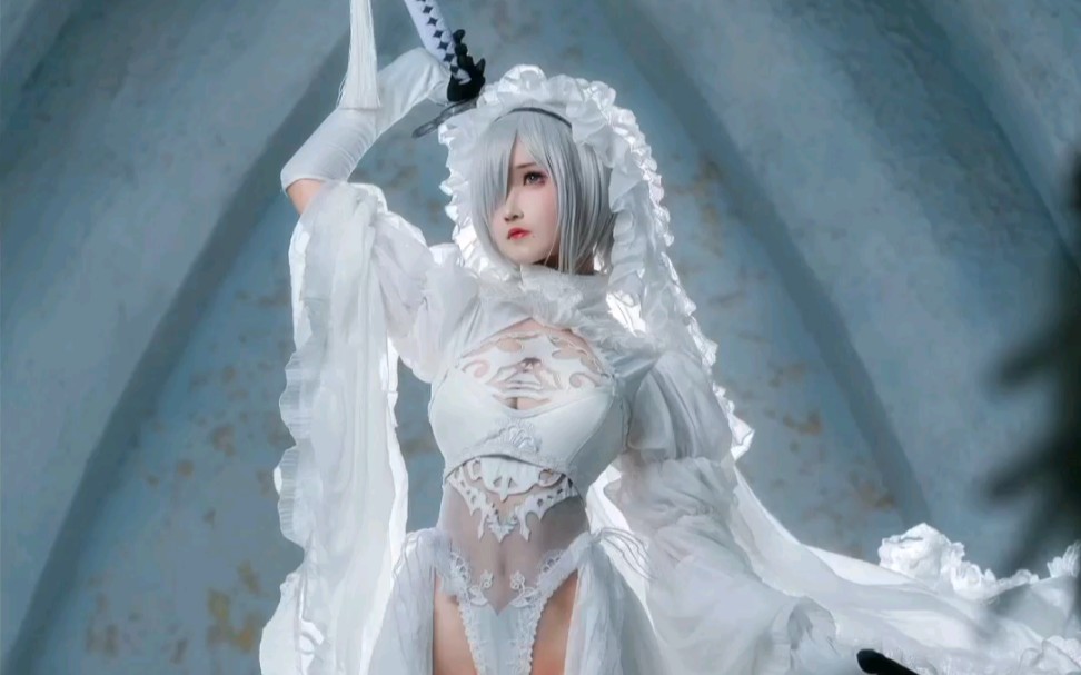 尼尔机械纪元绝美2b花嫁cos