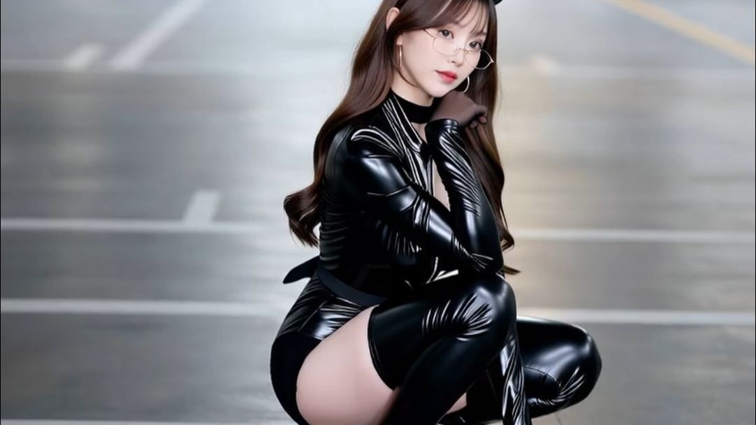 【皮衣黑猫】AOA-猫步轻俏！翻跳❤竖屏~