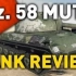 [坦克世界] 德系新8级金币中坦 Panzer 58 Mutz 视频测评 (自制字幕)