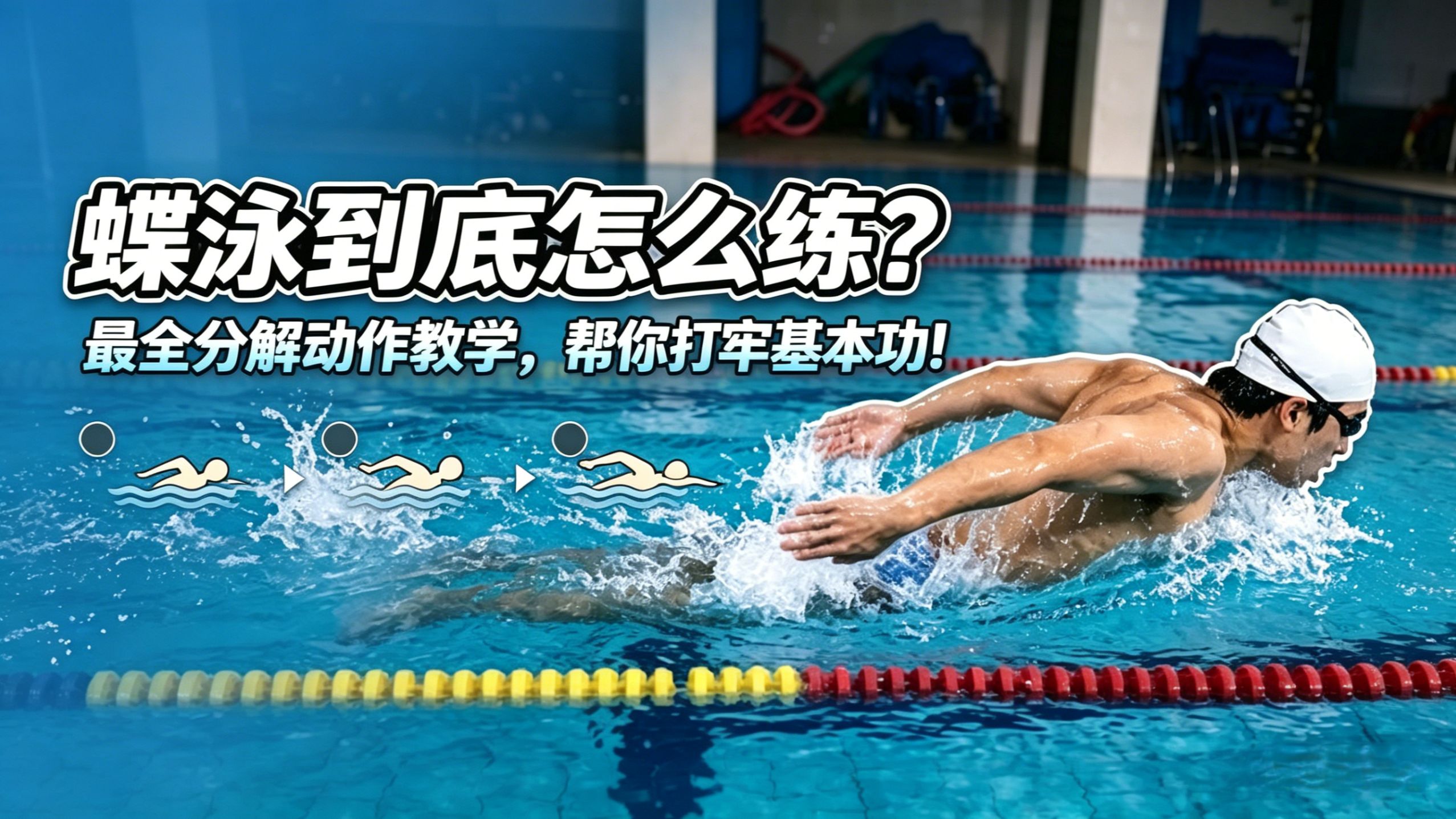 蝶泳到底怎么练？最全分解动作教学，帮你打牢基本功！