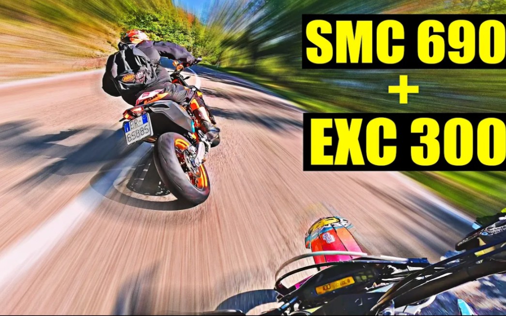 在意大利公路上追逐 SMC 690 - 疯狂的声音！