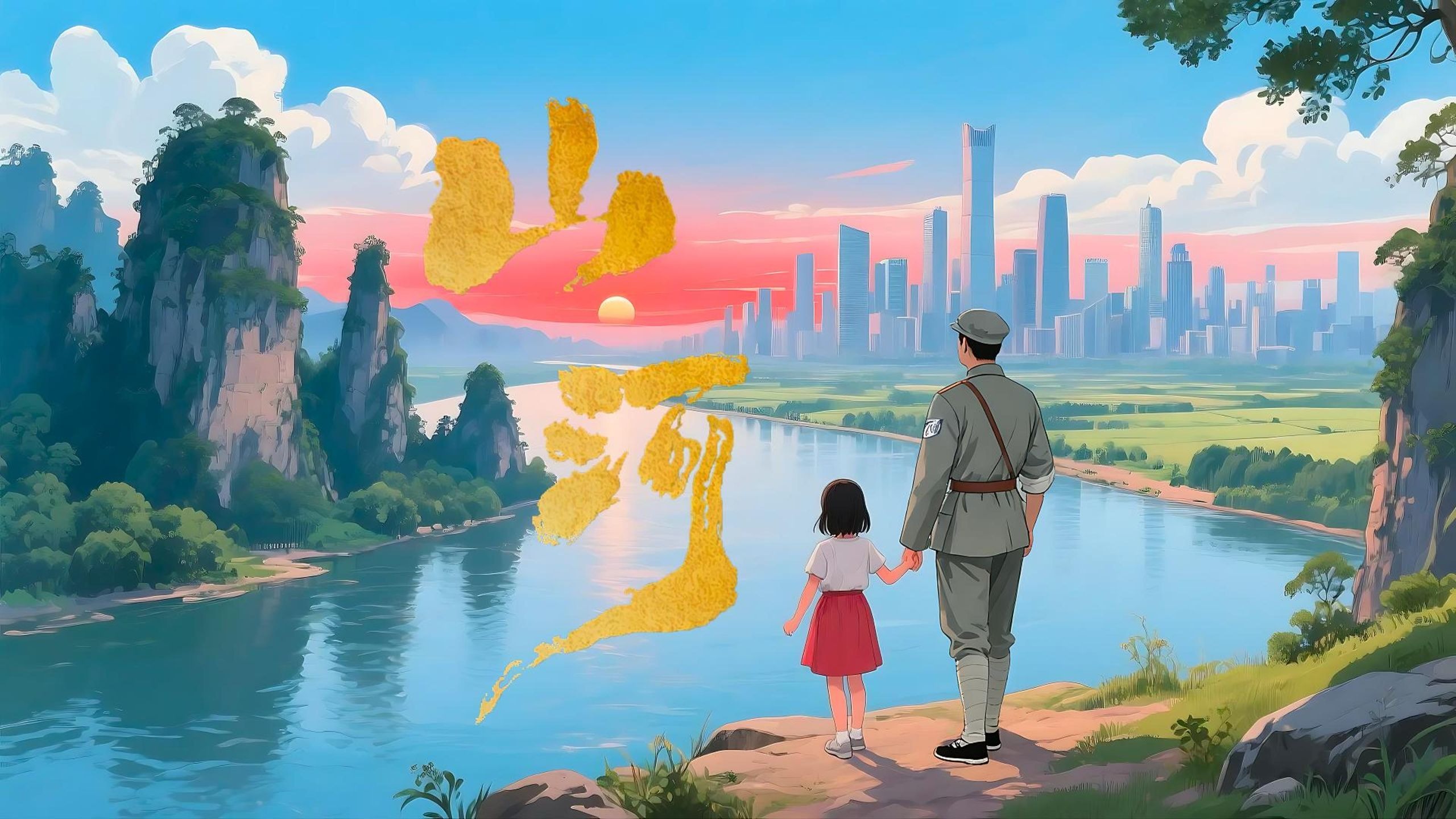 《山河》黄霄云伴奏，山河铭记 岁月长歌！