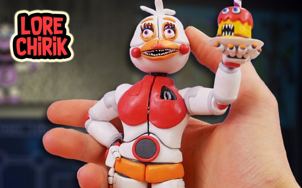 【clay art】制作 funtime chica from 玩具熊的五夜后宫