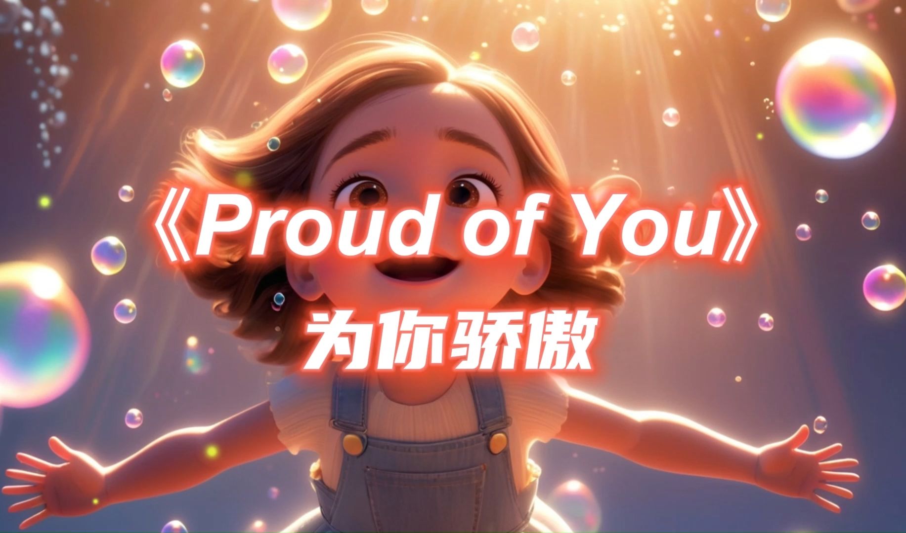 《Proud of You》为你骄傲英文歌曲背景视频