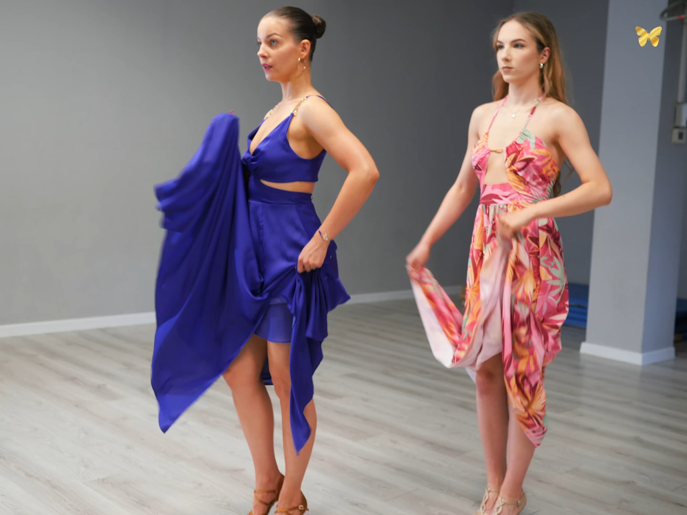 Femininity training for European Sensual Bachata - Liana&Weronika