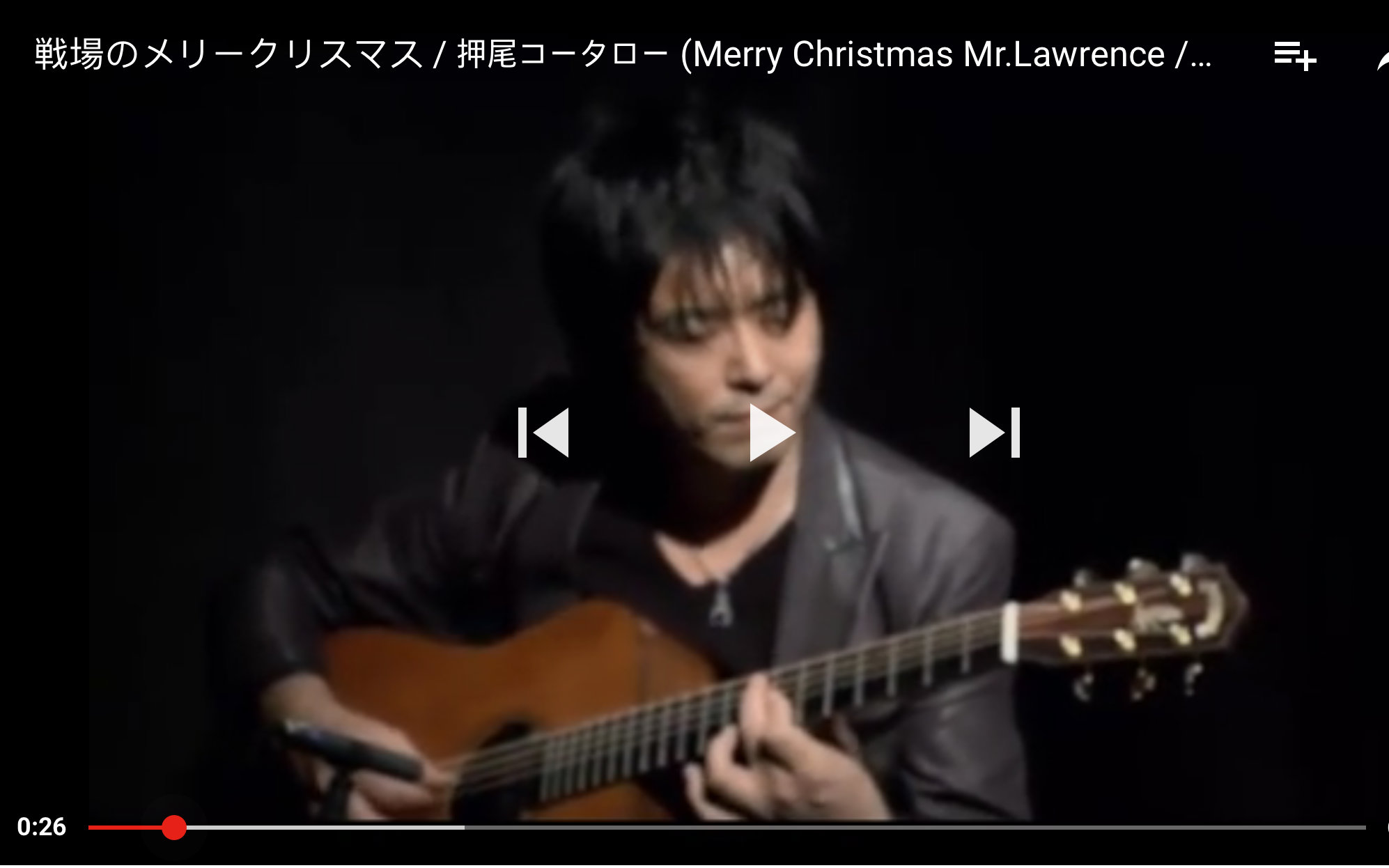 【吉他/指弹】merry christmas mr.lawrence —押尾 kotaro oshio