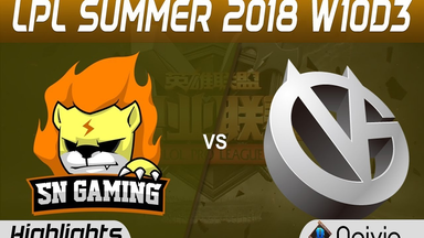 [赛事速看] SNG vs <em class="keyword">VG</em> <em class="keyword">Youdang</em>再次首发 2018LPL夏季赛 W10D3 高光时刻