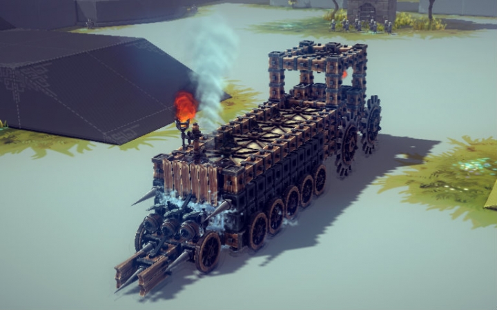 besiege:蒸汽时代,解放号蒸汽机车